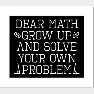 maths,math,math t shirt,teacher gifts,funny math Posters and Art